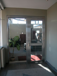Stainless-steel-entrance 