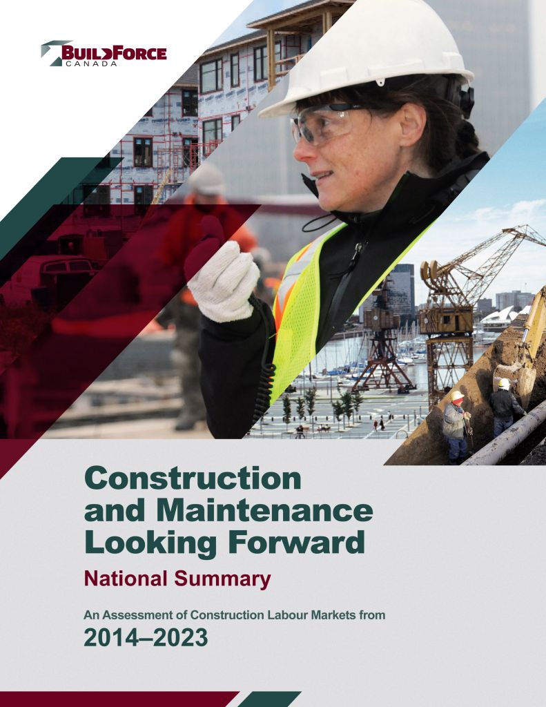 The report outlines the upcoming construction predictions across Canada. Photo courtesy BuildForce Canada