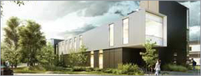 Prefabricated steel structure proposed for University of Toronto Prefabricated steel structure proposed for University of Toronto