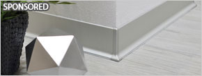 A metal wall baseboard for commercial buildings A metal wall baseboard for commercial buildings