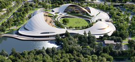 MAD Architects civic center design fuses architecture with landscape