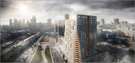 New Montreal mixed-use building inspired by Cree culture
