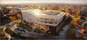 Centennial College’s mass-timber building in construction process