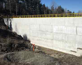 Generous concrete use stabilizes Sudbury’s new gravity dam  