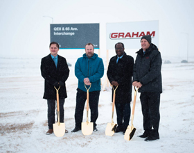 Construction breaks ground on M Alberta interchange project