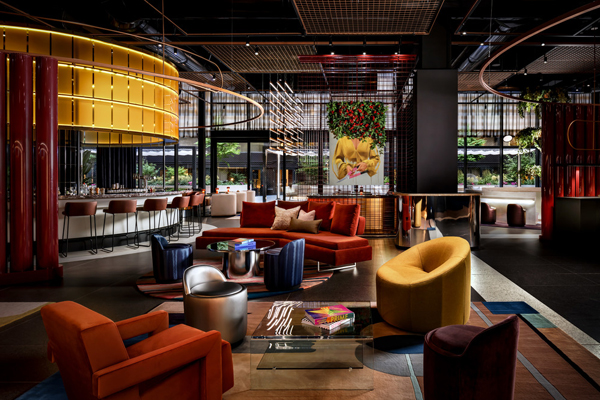 New T.O. hotel’s interior recreates the city as a visual production