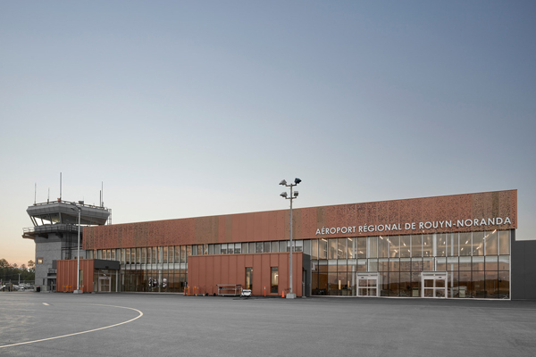 Quebec’s new air terminal’s material palette evokes city’s identity