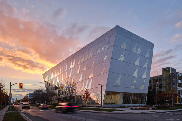 YorkU building’s contorted shape symbolizes growth in turbulent economy
