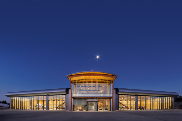 B.C. aviation museum uses timber in aircraft-inspired building design