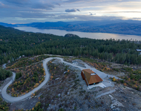 B.C. house uses Corten steel shell to ward off the elements