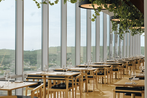 Hiatus restaurant: Architectural homage to I.M. Pei shines 