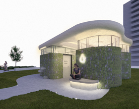 Winning public washroom concept sprouts in Toronto 