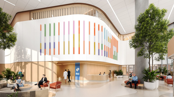 One of the largest health-care projects now underway