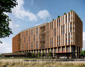 Blending mass timber with modern medicine 