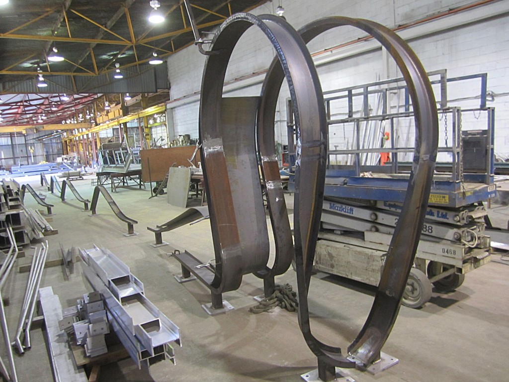 SteelDay 2014 provides an opportunity for fabricators, steel service centres, and galvanizers to showcase the material and its various uses. Photo courtesy Canadian Institute of Steel Construction (CISC-ICCA)