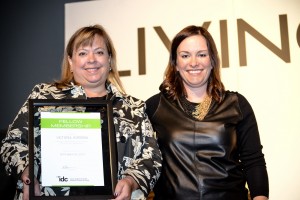 IDC Fellow Victoria Horobin with Bonini.