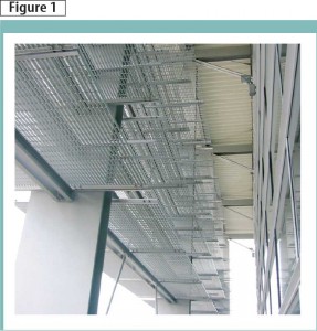 Raffaello Sanzio Airport, located in Ancona, Italy, used fixed Type 316 sunscreens on the exterior of its new arrival and departure terminal buildings to avoid excessive building heat gain. Photo courtesy Centro Inox