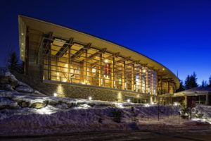 A case study on the Squamish Lil’Wat Cultural Centre at Squamish and Lil’Wat First Nations, British Columbia, is part of a RAIC report on best practices in Architectural co-design and building with First Nations. Photo © Formline Architecture