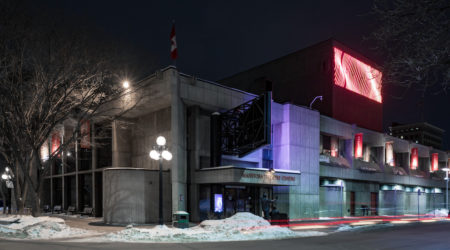 The Royal Manitoba Theatre Centre (RMTC) in Winnipeg has won the 2019 Prix du XXe siècle from the Royal Architectural Institute of Canada (RAIC) and the National Trust for Canada. Photo © Leif Norman