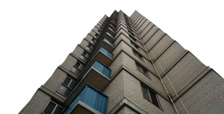 The Ken Soble Tower Transformation project aims to rehabilitate a post-war apartment building in Hamilton to Passive House standards. Photo courtesy ERA Architects