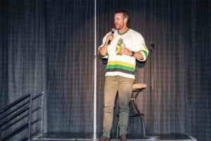 The CGC-sponsored Fun Night at Mosaic Stadium featured great food, lots of laughs, and fabulous live music.