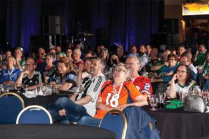 The CGC-sponsored Fun Night at Mosaic Stadium featured great food, lots of laughs, and fabulous live music.