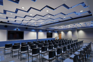One of the main reasons for the popularity of metal ceilings is the sleek, sophisticated look they impart to a space. All Photos courtesy Armstrong Ceiling & Wall Systems