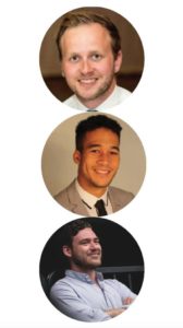 Presenters Jacob Wardrop, director at Mail Manager, Bradley George, senior account executive at Mail Manager, and Guy Seaward, senior account executive at Mail Manager.