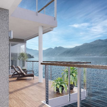 Horizontal railing installations, like cable railing, are a safe option for guardrails and are approved by the National Building Code (NBC) 2015. Photos courtesy Bezdan Architectural Railings