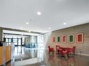 Some of the systems available in the market today offer the seamless appearance of a drywall while performing like an acoustical ceiling.