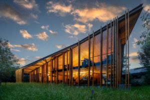 One Line Studio new office space in Denver, Colorado, with DLT walls, floor and roof.