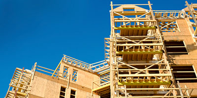 Emerging timber construction site showcasing the growing trend of wooden frameworks in modern building practices.