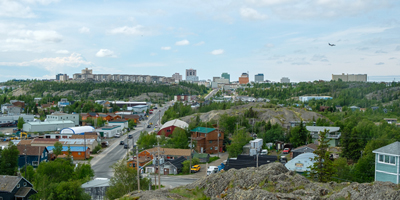 City of Yellowknife skyline, Northwest Territories, Canada
