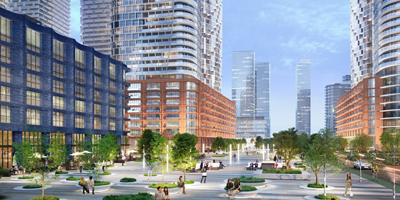 rendering of a mixed-use project