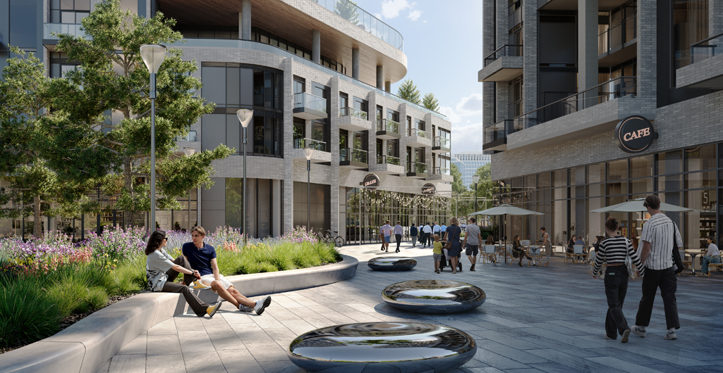 Rendering of Lansing Square