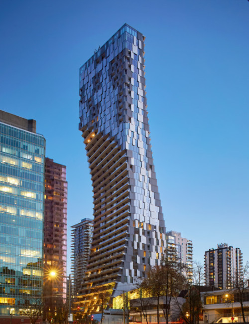 Alberni by Kengo Kuma: Best Tall Building, by Height, 100-199 meters & Best Tall Building, by Region, Americas.